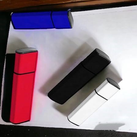 Металлическая Флешка "Loon" с колпачком, объем памяти 16 Гб